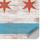 Chicago Flag Dark Wood Surface Laptop Studio Skin